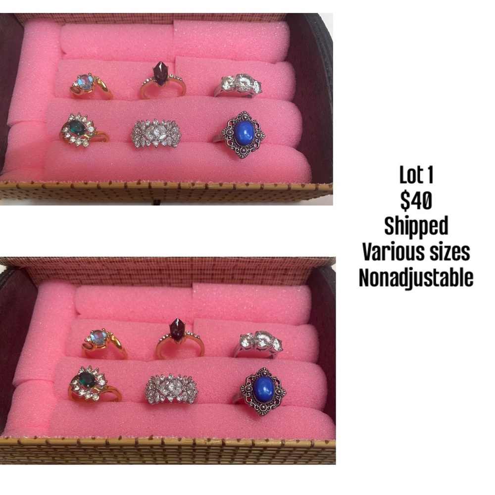 Elegant Women's Jewelry Ring Set